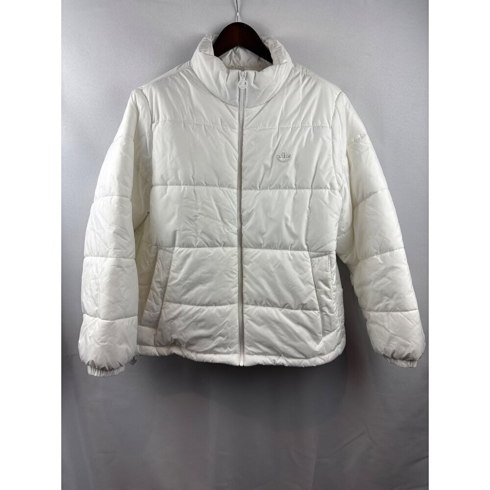 Women’s Adidas Large White Puffer Jacket